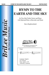 Hymn to the Earth and the Sky Two-Part choral sheet music cover
